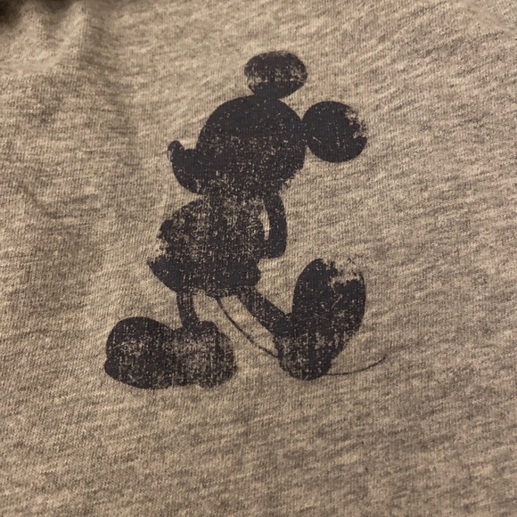 Disney Parks Authentic Mickey Mouse Gray Tee Shirt - Picture 2 of 3